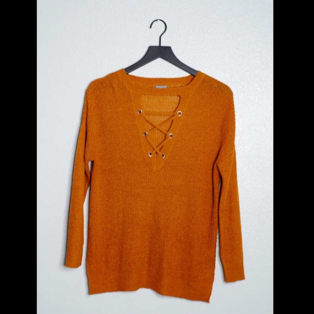 Gold Mustard knit sweater